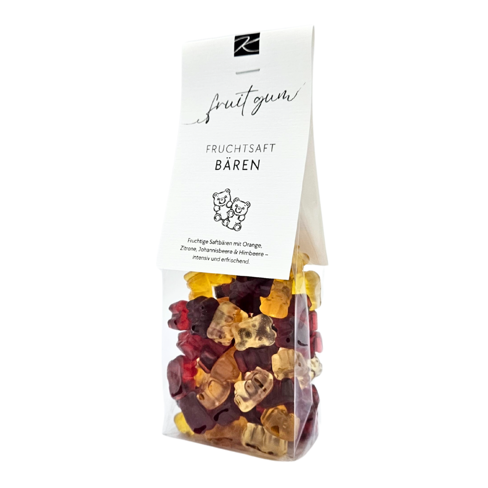 Fruchtsaft Bären Gummibonbon 200 g glutenfrei von Genusswelten Kasberger