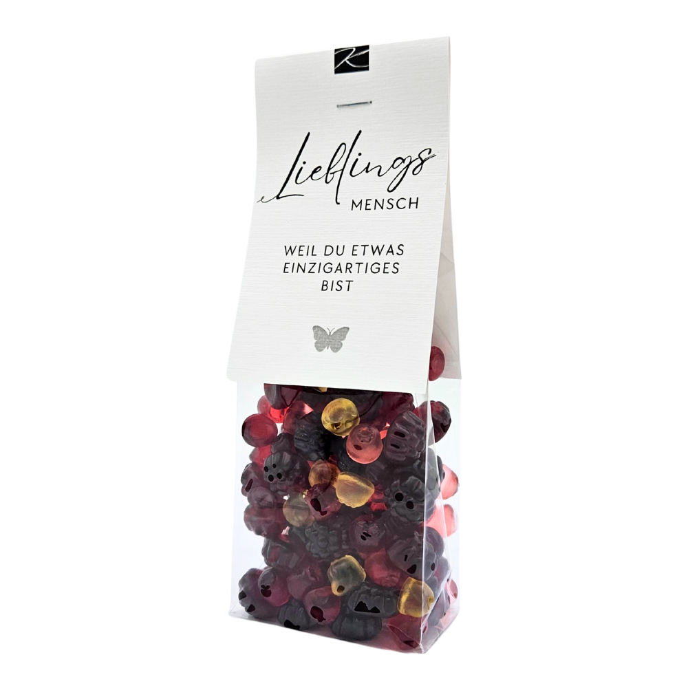 Fruchtsaft-Waldfrüchte Gummibonbon 200 g glutenfrei von Genusswelten Kasberger