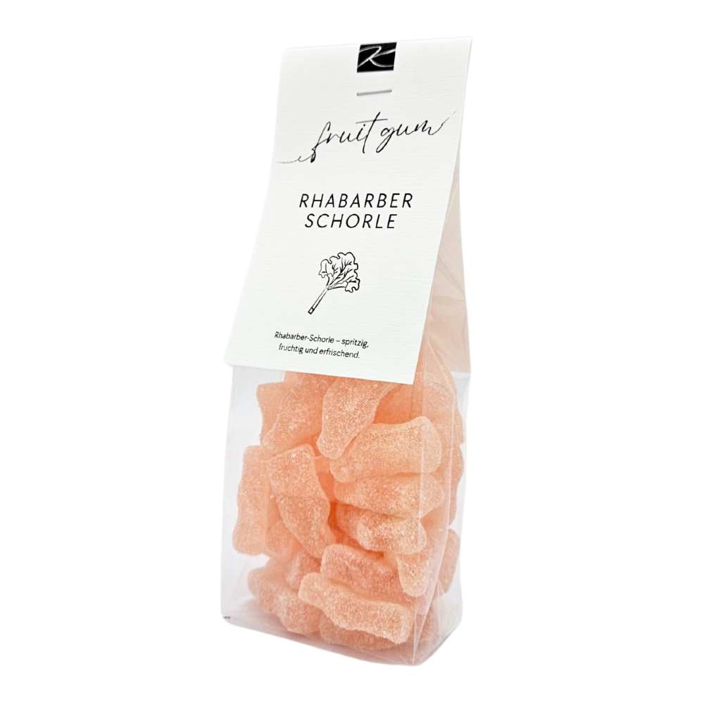 Rhabarberschorle Gummibonbon 200 g von Genusswelten Kasberger