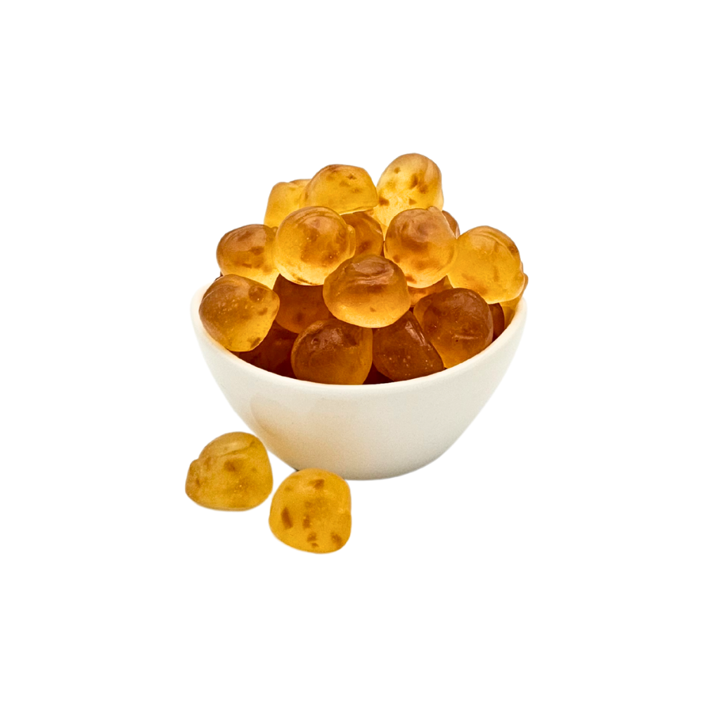 Pfirsich-Fruit Snack Gummibonbon 200 g glutenfrei von Genusswelten Kasberger