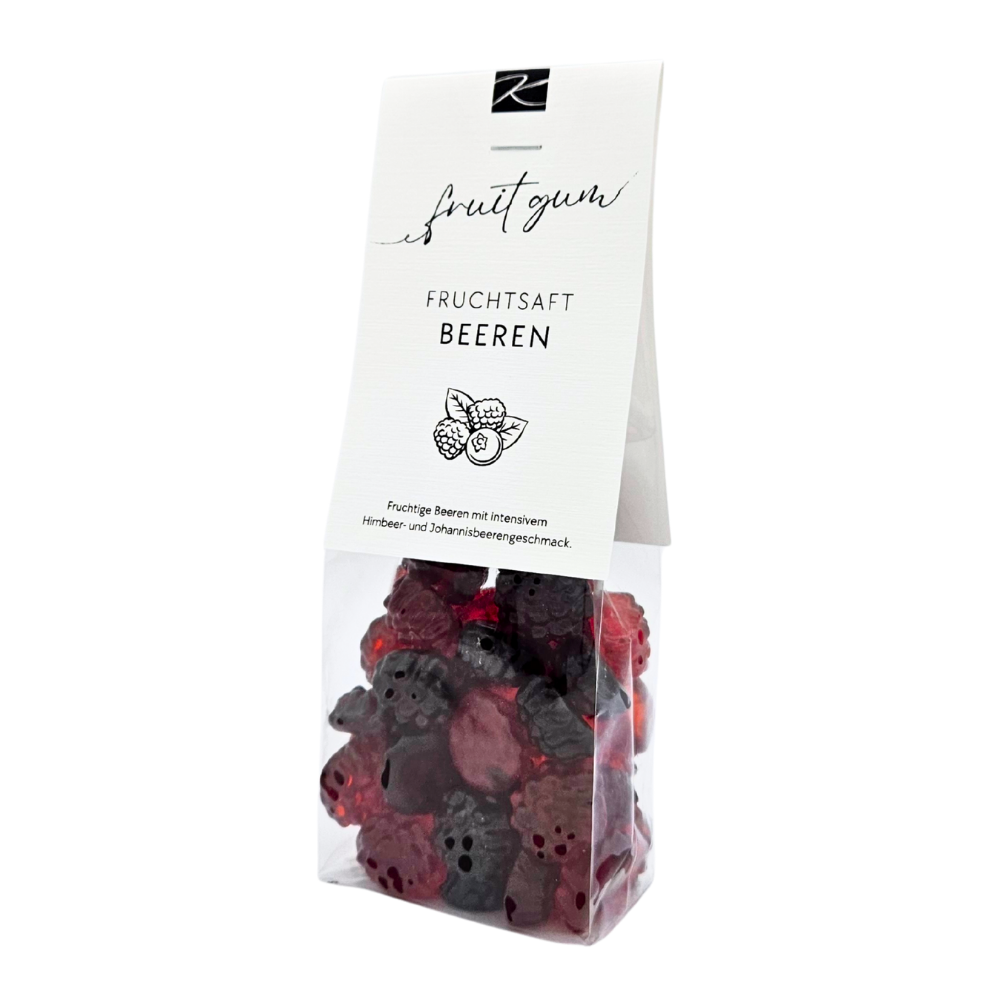 Fruchtsaft-Beeren Gummibonbon 200 g glutenfrei von Genusswelten Kasberger