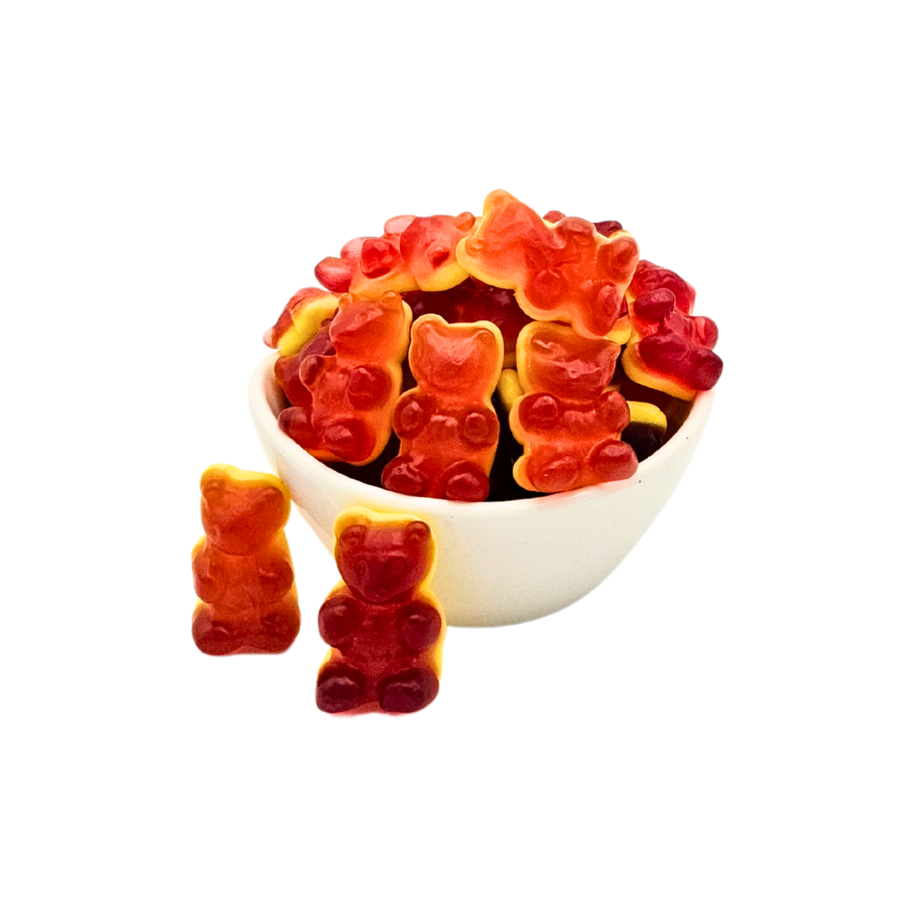 Fruchtsaft-Rote Grütze Bären Gummibonbon 170 g glutenfrei von Genusswelten Kasberger